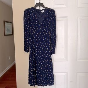 Madison & Berkeley V-Neck Navy Dress Size XS